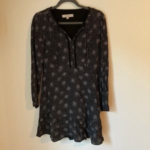 LOFT Black and White Dress